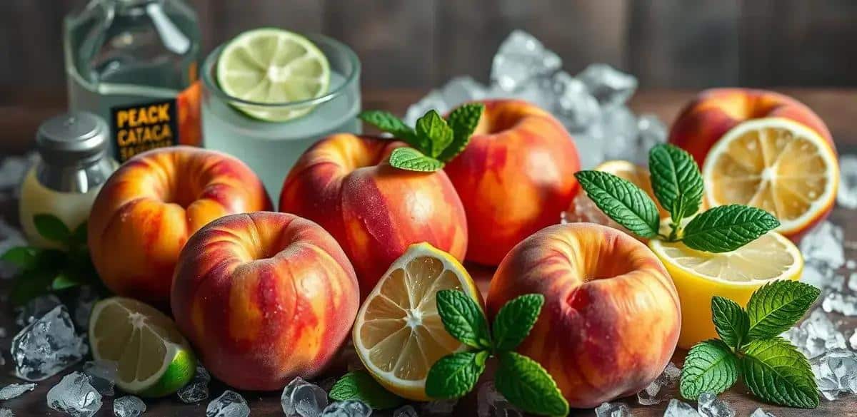 Recipe Ingredients for Peach Caipiroska