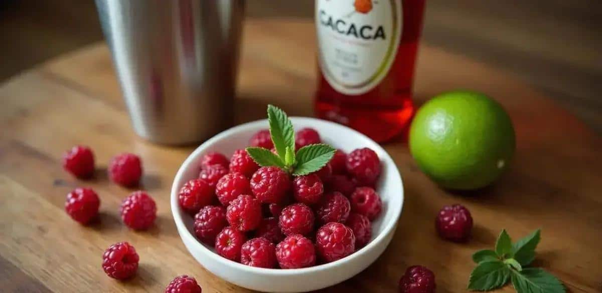 Recipe Ingredients for Red Berry Caipiroska