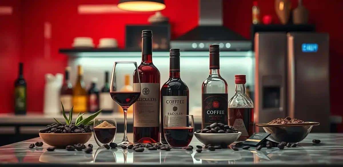 Recipe Ingredients for Red Wine with Coffee Liqueur and Chocolate