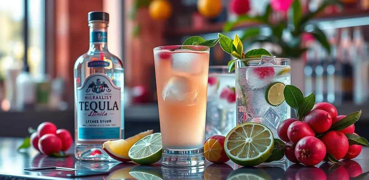 Recipe Ingredients for Tequila with Lychee and Tonic