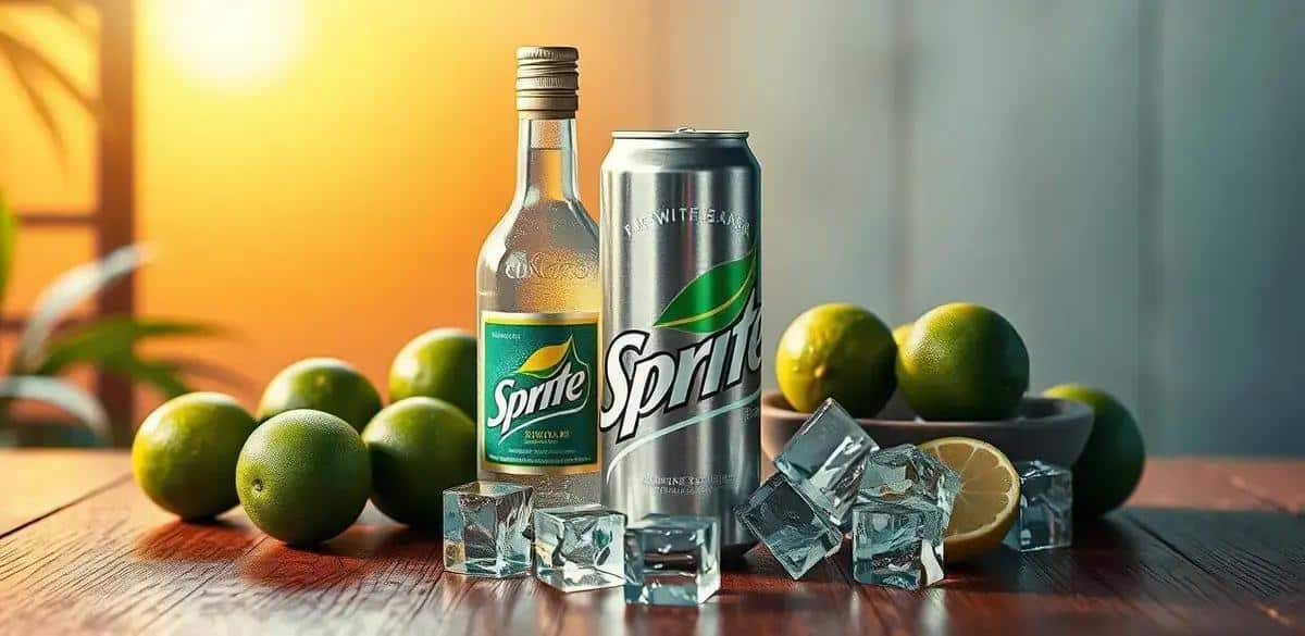 Recipe Ingredients for Transparent Cuba Libre with Sprite