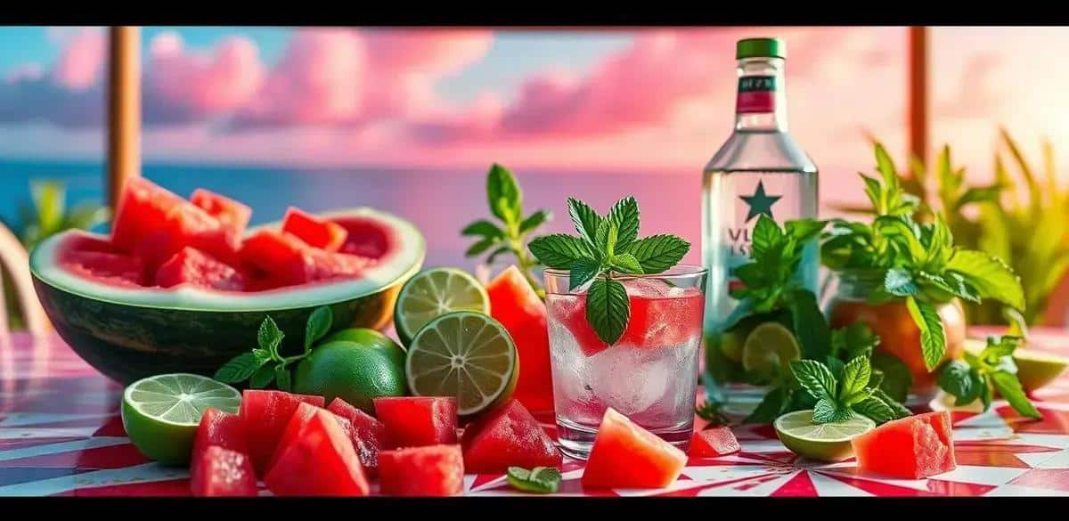 Recipe Ingredients for Watermelon Caipiroska