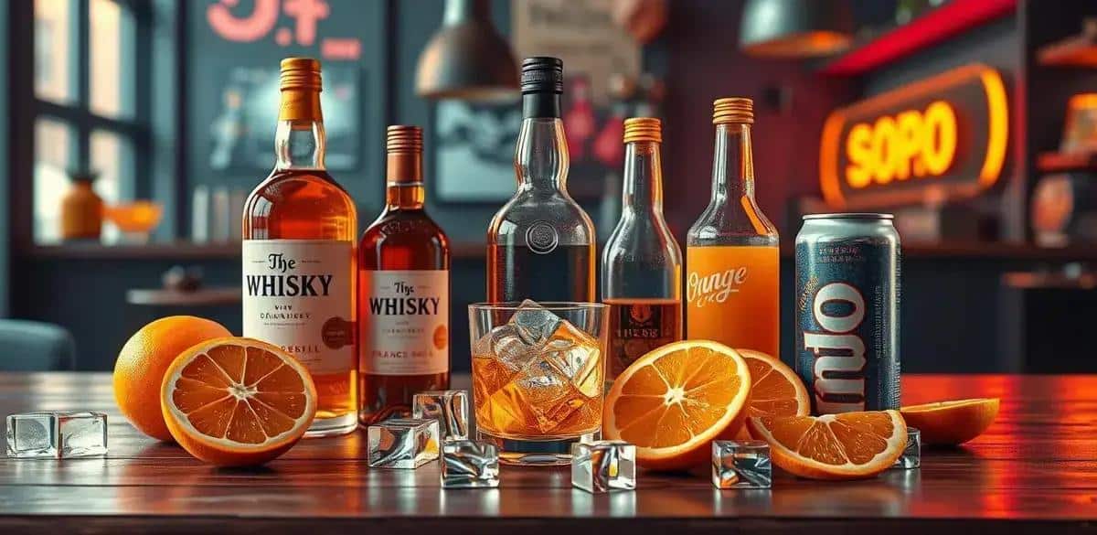 Recipe Ingredients for Whisky with Orange Soda