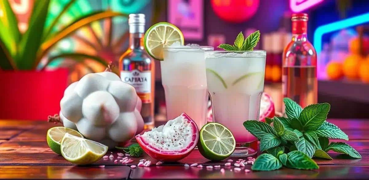 Recipe Ingredients for White Pitaya Caipiroska