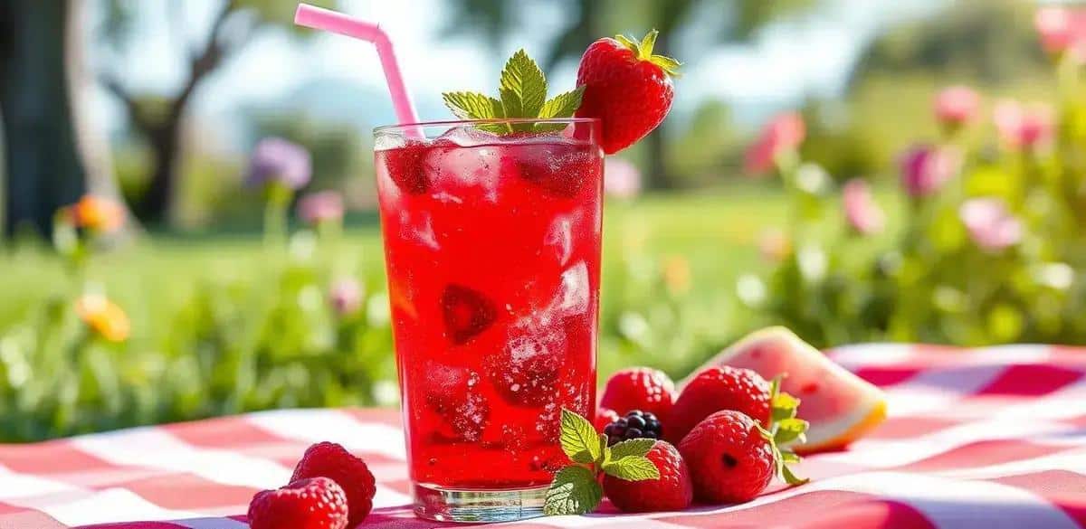 Red Berry Soda with Sparkling Water: A Refreshing Drink Recipe