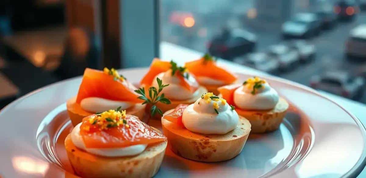 Salmon Canapé with Ricotta Cream: A Delicious and Elegant Appetizer