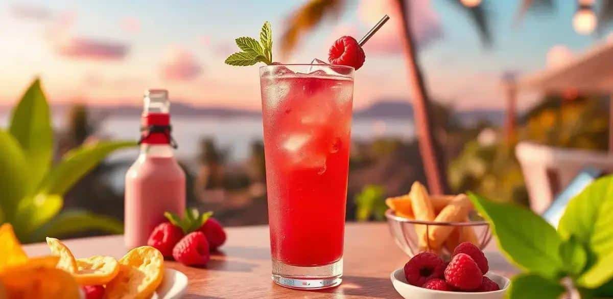 Serving Suggestions for Raspberry Daiquiri