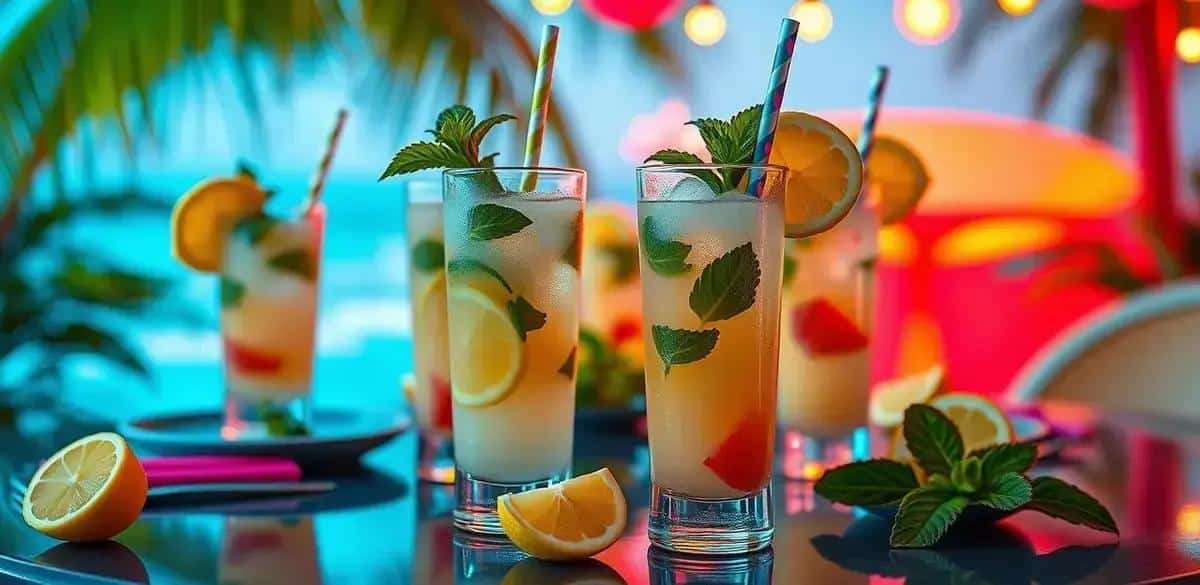 Serving Suggestions for Tropical Lemonade with Mint