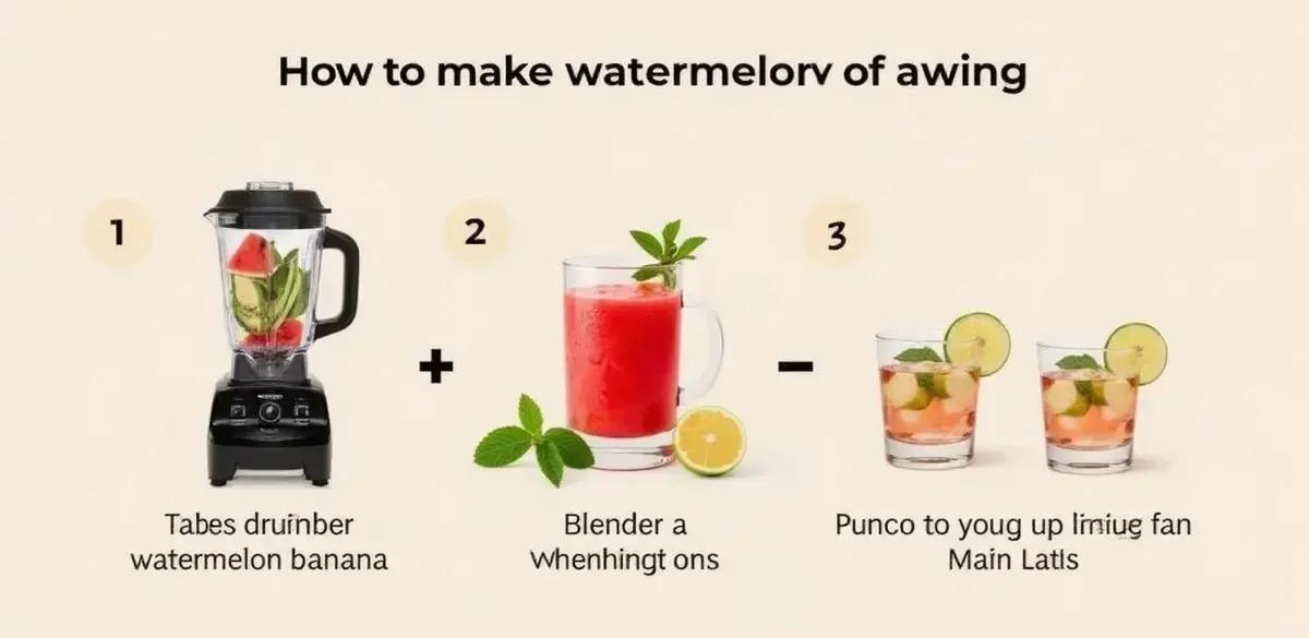 Step-by-Step Preparation Method for Watermelon Drink