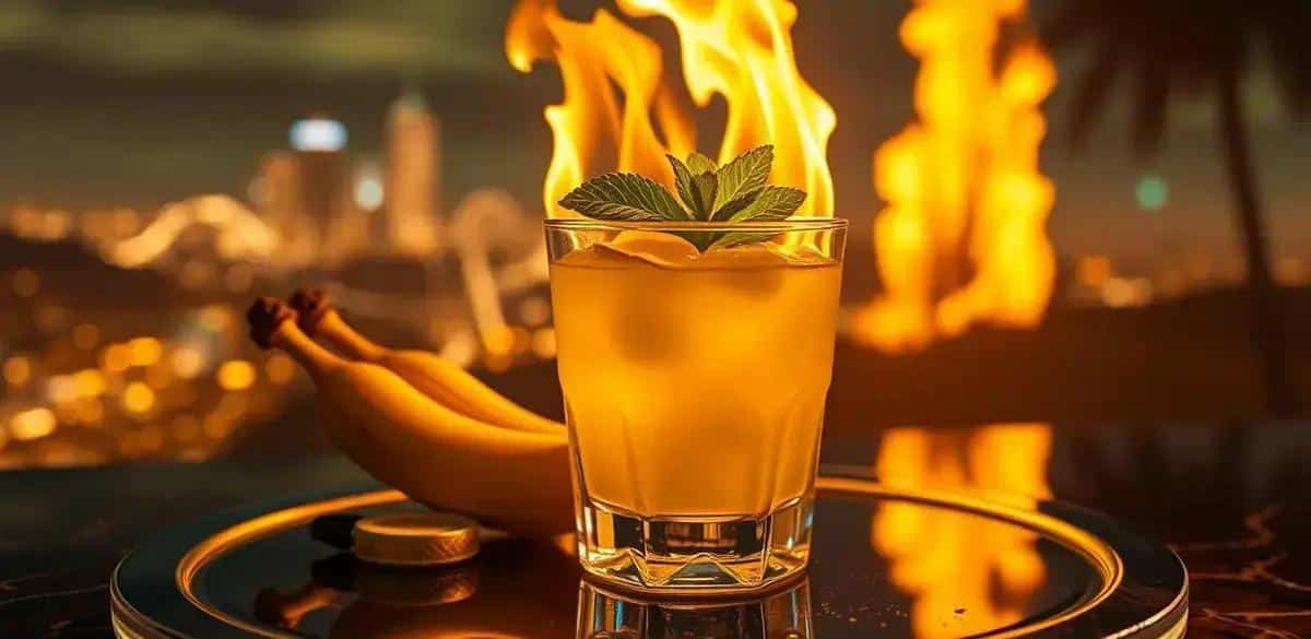 Step-by-Step Preparation Method of Flambéed Banana Liqueur