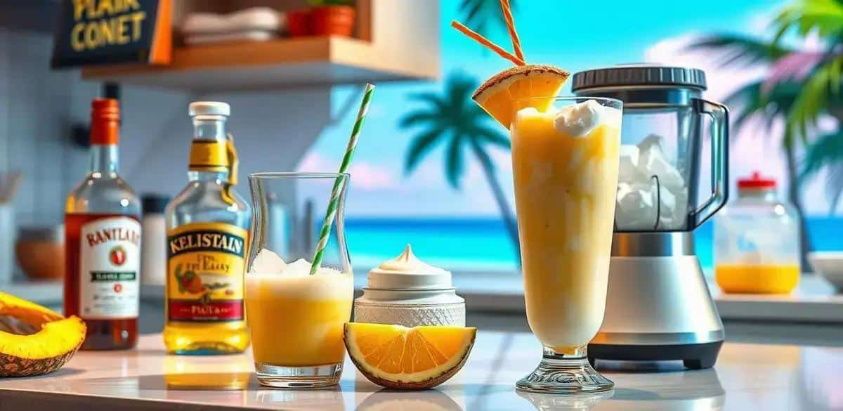 Step-by-Step Preparation Method of Piña Colada