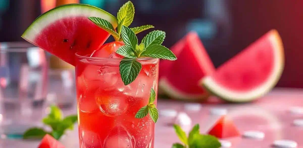 Summer Cocktail with Mint Liqueur and Watermelon: Refresh Your Taste Buds