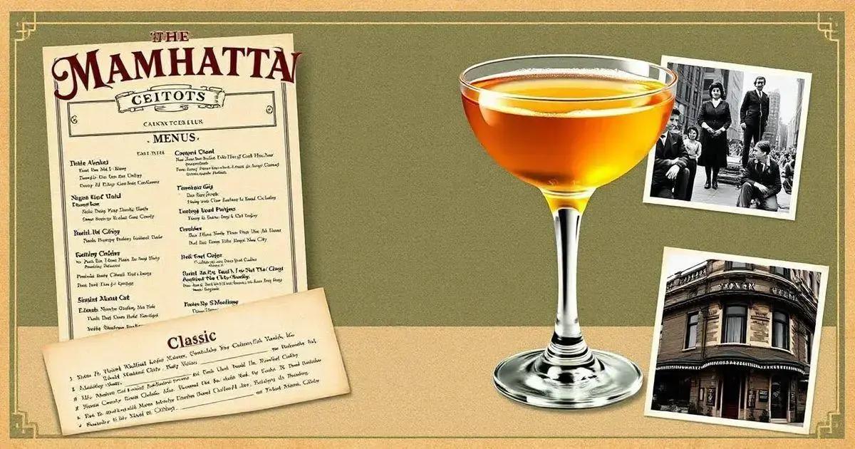 The History Behind the Manhattan Drink: A Classic Cocktail