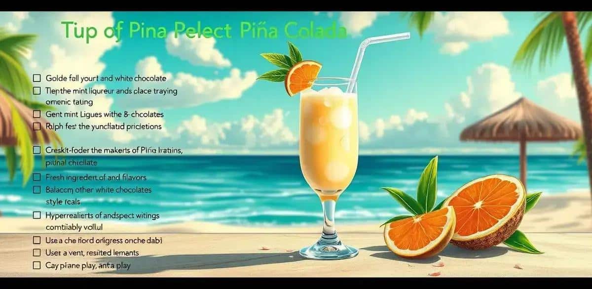 Tips for the Perfect Piña Colada: Common Mistakes to Avoid