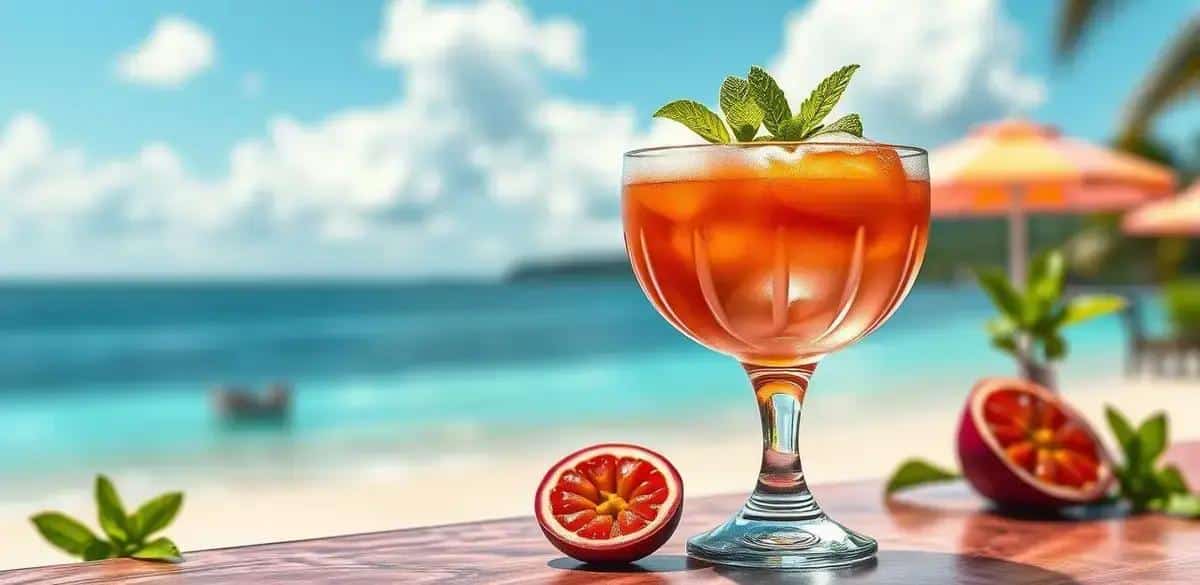 Vodka with Passion Fruit Foam and Mint: Your New Summer Cocktail Delight