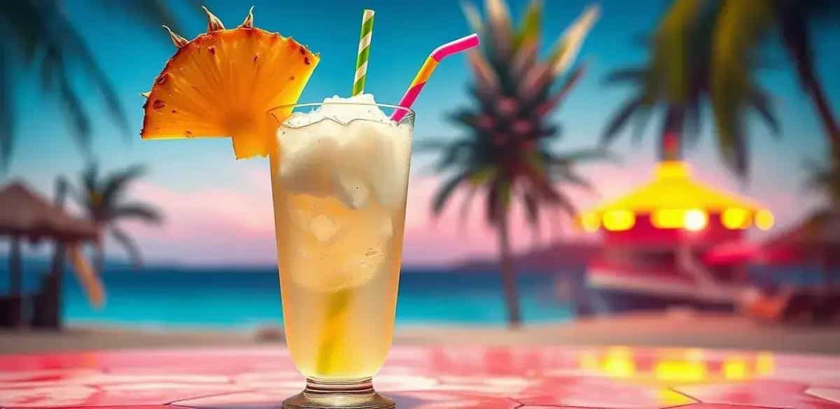 White Wine with Coconut Liqueur and Pineapple: A Tropical Twist for Summer