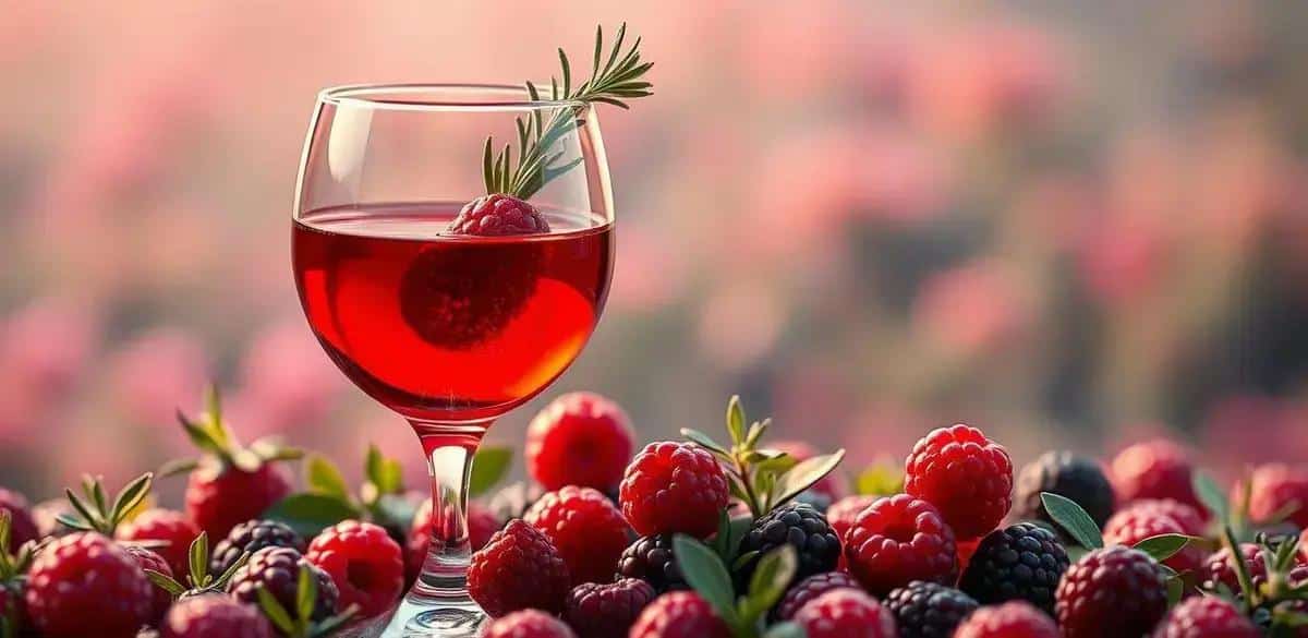 Wine with Red Berry Juice and Rosemary: A Refreshing Twist to Traditional Wine